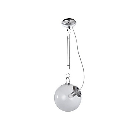 Lampada a sospensione mini moderna contemporanea dipinta in vetro bianco