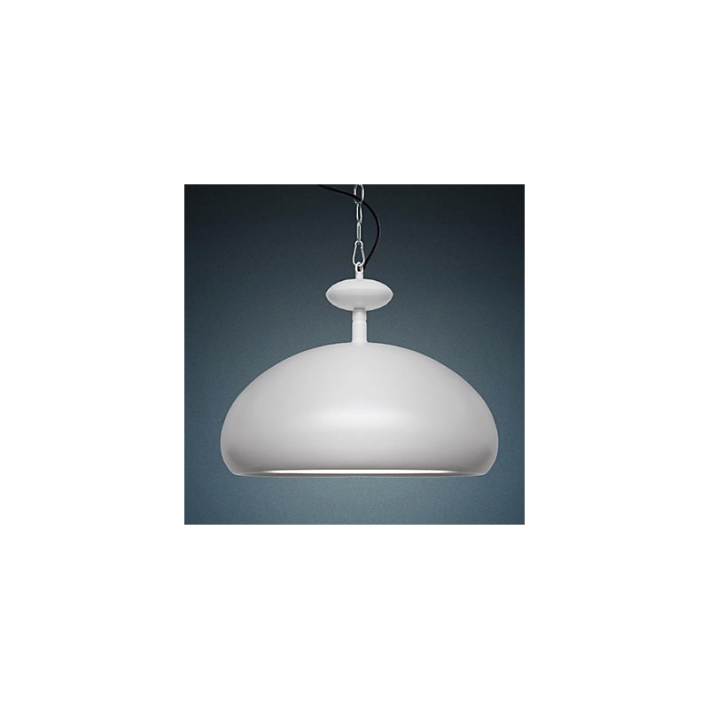 Lampada a sospensione mini moderna contemporanea effetto ciotola retrò bianco nero