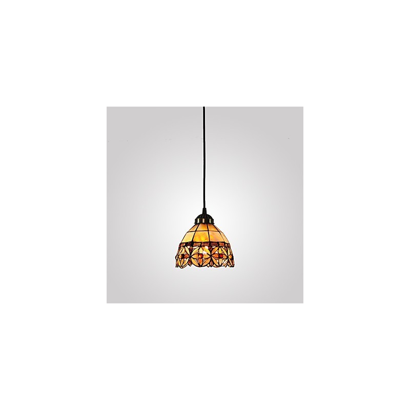 Lampada a sospensione Bowl Mini in vetro multicolore