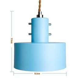 Lampada a sospensione mini in metallo stile country moderno per bambini