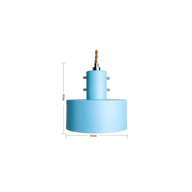 Lampada a sospensione mini in metallo stile country moderno per bambini
