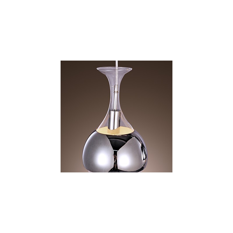 Lampadario a sospensione francese creativo a 3 luci a forma di calice