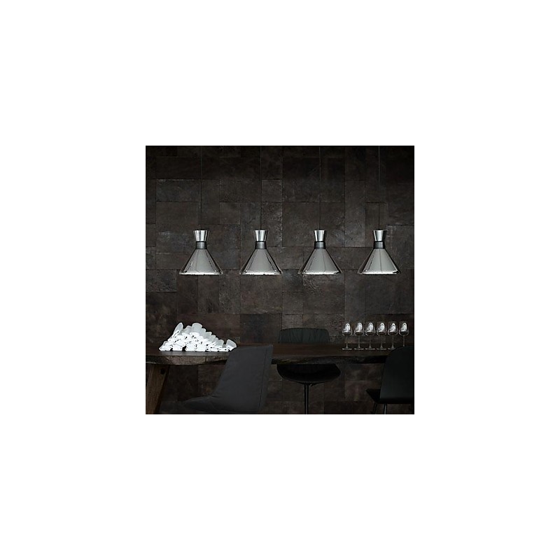 Lampada a sospensione mini moderna e contemporanea in vetro