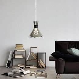 Lampada a sospensione mini moderna e contemporanea in vetro