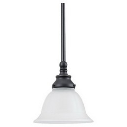 Lampada a sospensione classica con paralume bianco 16 x 16 x 80 cm