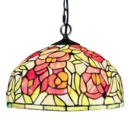 Lampada a sospensione Bowl Mini in vetro multicolore, finitura elettrolitica, E26/E27