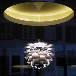 Lampadario contemporaneo moderno cromo in metallo argentato
