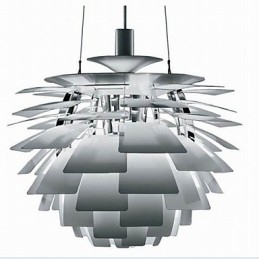 Lampadario contemporaneo moderno cromo in metallo argentato