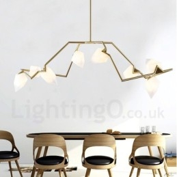 Lampadario contemporaneo a 8 luci