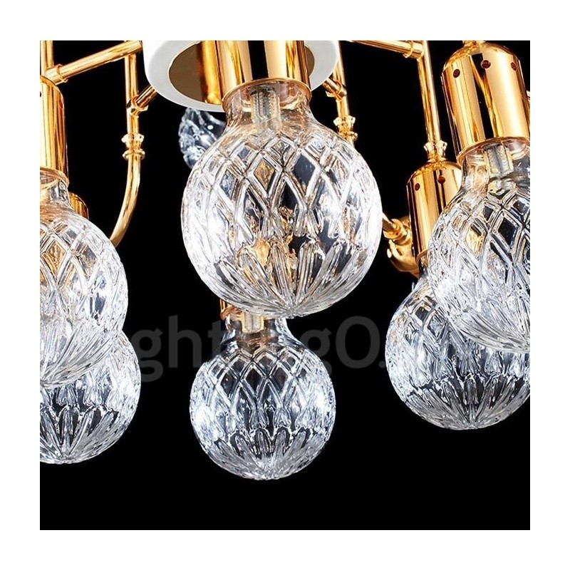 Lampadario moderno contemporaneo a 4 livelli con 16 luci