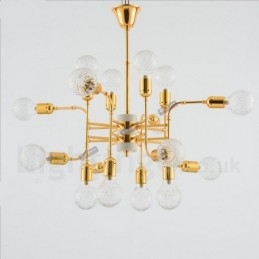 Lampadario moderno contemporaneo a 4 livelli con 16 luci