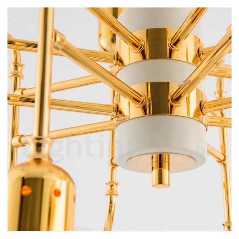 Lampadario moderno contemporaneo a 4 livelli con 16 luci