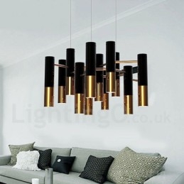Lampadario moderno contemporaneo a 13 luci, 40 x 65 cm