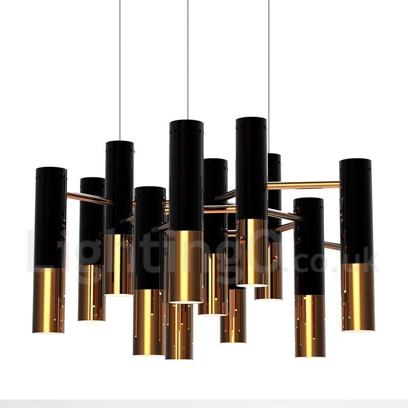 Lampadario moderno contemporaneo a 13 luci, 40 x 65 cm