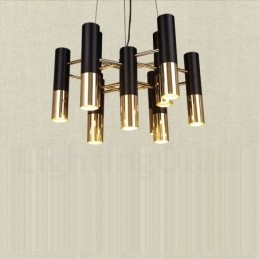Lampadario moderno contemporaneo a 13 luci, 40 x 65 cm