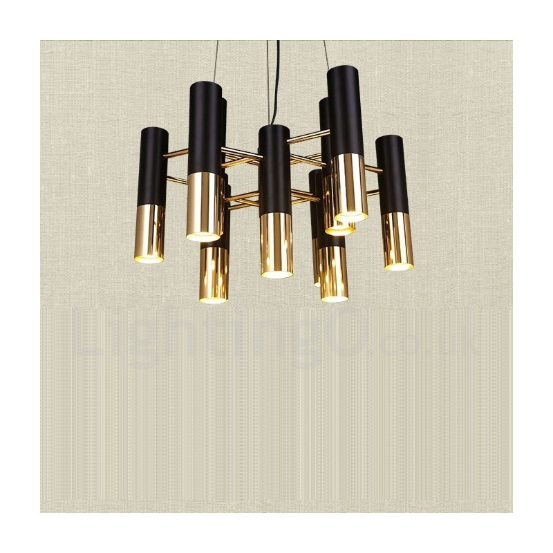 Lampadario moderno contemporaneo a 13 luci, 40 x 65 cm