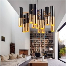 Lampadario moderno contemporaneo a 13 luci, 40 x 65 cm
