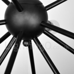 Lampadario Sputnik vintage retrò a 16 luci
