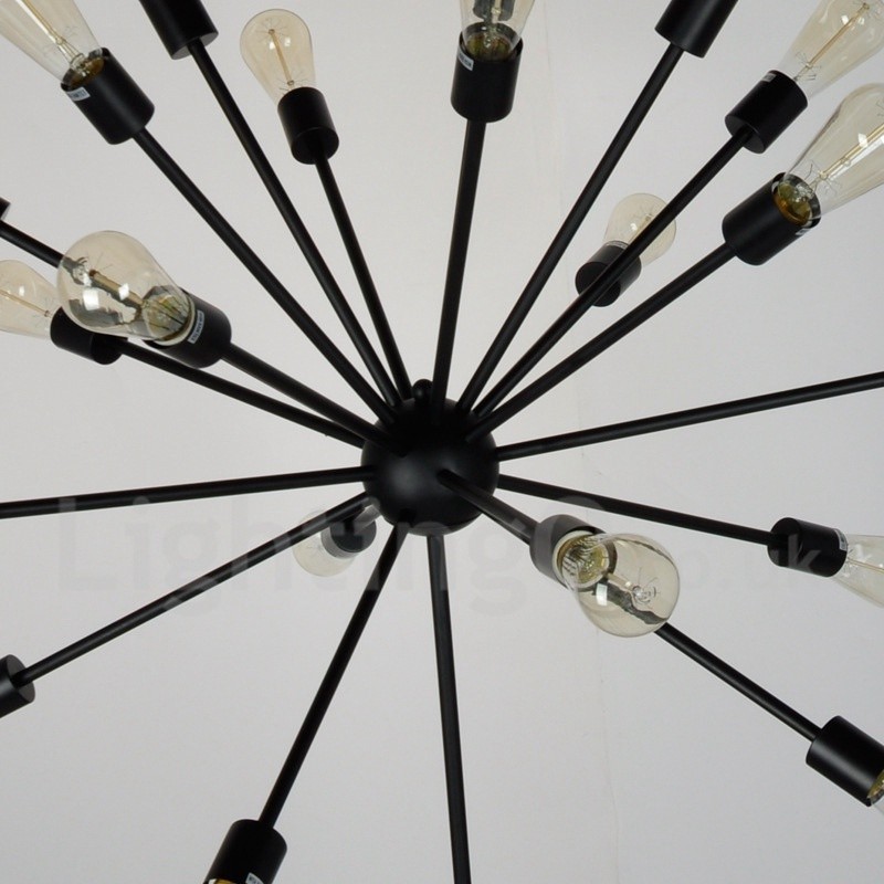 Lampadario Sputnik vintage retrò a 16 luci
