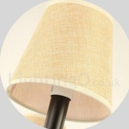 Lampadario country retrò a 6 luci 70 x 54 cm