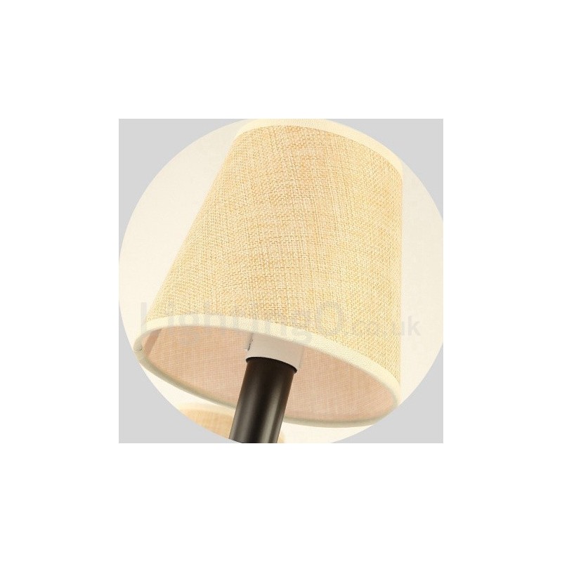 Lampadario country retrò a 6 luci 70 x 54 cm