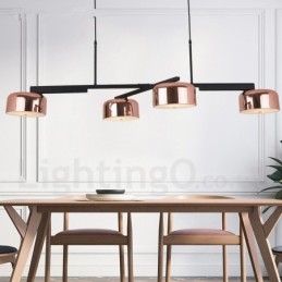 Lampadario moderno contemporaneo a 4 luci a un livello