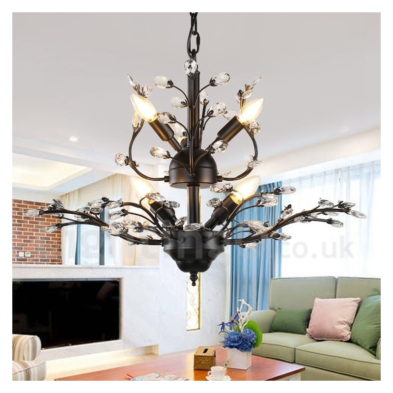 Lampadario moderno contemporaneo a 7 luci 60 x 45 cm