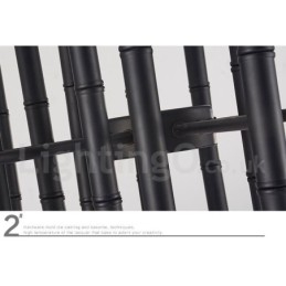 Lampadario LED moderno contemporaneo 42 luci metallo 96 x 52 cm