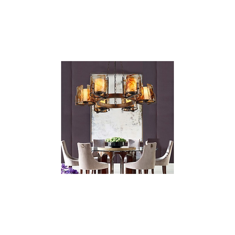 Lampadario rustico classico tradizionale stile lodge