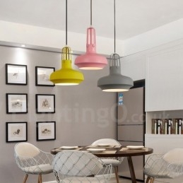 Lampada a sospensione moderna contemporanea 1 luce in metallo