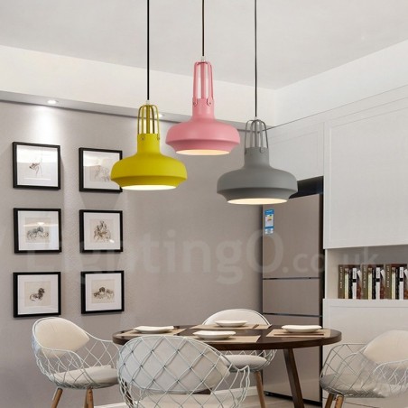 Lampada a sospensione moderna contemporanea 1 luce in metallo