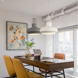 Lampada a sospensione moderna contemporanea 1 luce in metallo