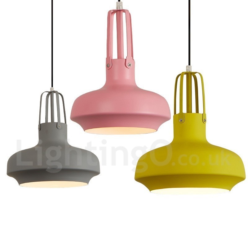Lampada a sospensione moderna contemporanea 1 luce in metallo