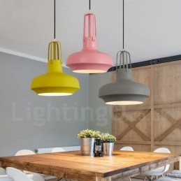 Lampada a sospensione moderna contemporanea 1 luce in metallo