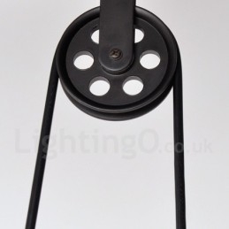Lampada a sospensione vintage country in metallo a 3 luci