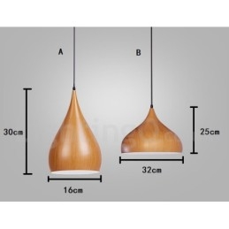 Lampada a sospensione classica in stile country 1 luce