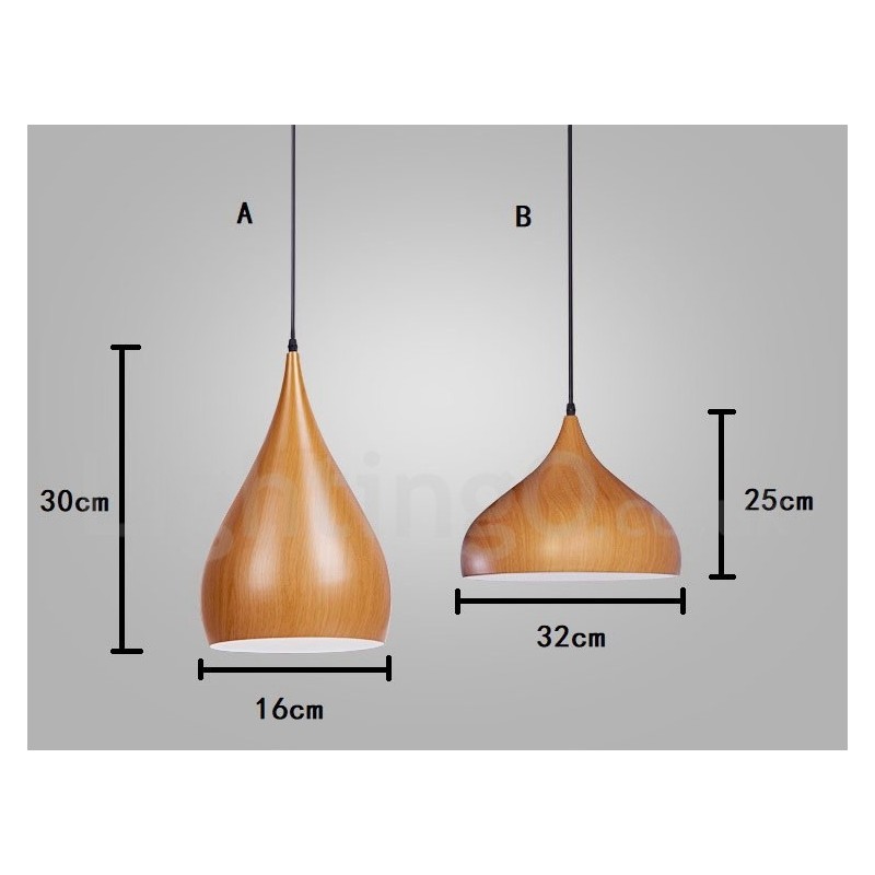 Lampada a sospensione classica in stile country 1 luce