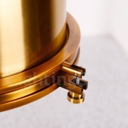 Lampada a sospensione vintage in metallo