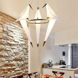 Lampada a sospensione Paper Crane a 3 luci