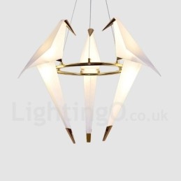 Lampada a sospensione Paper Crane a 3 luci
