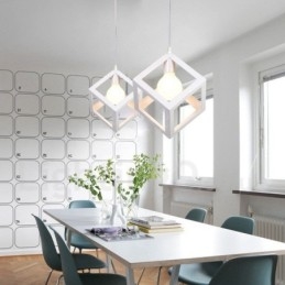 Lampada a sospensione contemporanea multicolore in metallo 1 luce