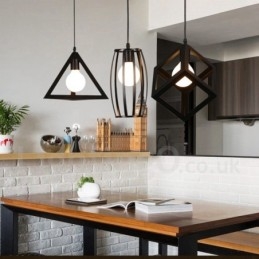 Lampada a sospensione contemporanea multicolore in metallo 1 luce