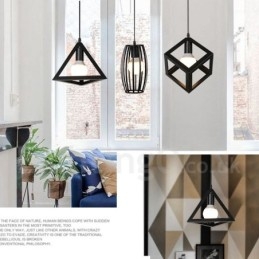 Lampada a sospensione contemporanea multicolore in metallo 1 luce