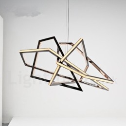 Lampada a sospensione moderna contemporanea in metallo, LED, cavo regolabile 20 cm, 80 cm
