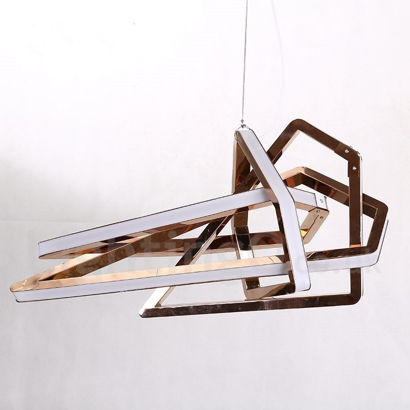 Lampada a sospensione moderna contemporanea in metallo, LED, cavo regolabile 20 cm, 80 cm