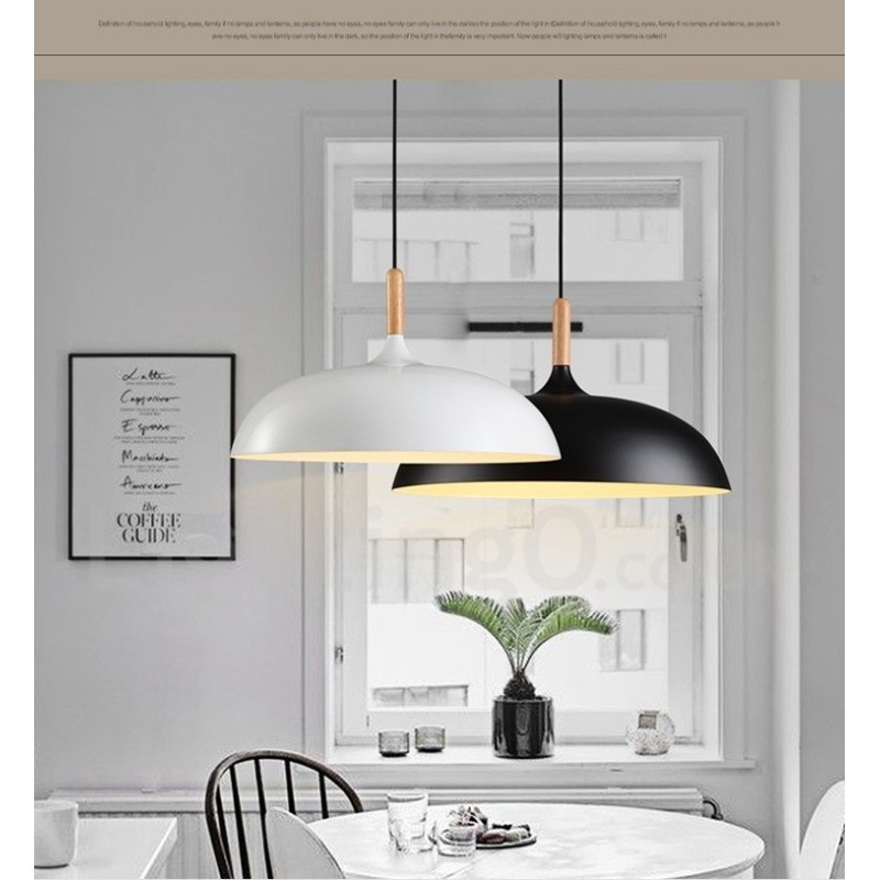Lampada a sospensione moderna e contemporanea in metallo a 1 luce per camera da letto