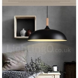 Lampada a sospensione moderna e contemporanea in metallo a 1 luce per camera da letto