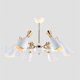 Lampadario moderno contemporaneo 6 luci in metallo
