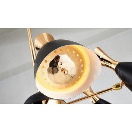 Lampadario moderno contemporaneo 6 luci in metallo