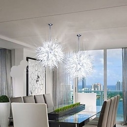 Lampadario a sospensione LED Dandelion Lamps Star Ball bianco 60 cm